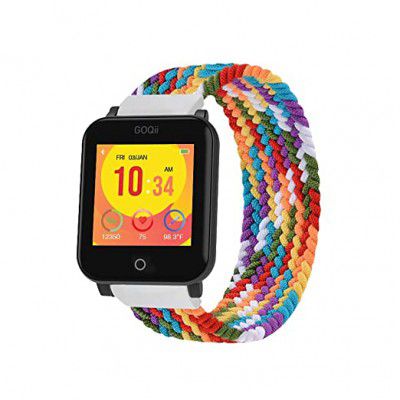 GOQii Smart Vital Junior for kids fitness, SpO2, body temperature and sleep tracker with 3 months personal coaching subscription