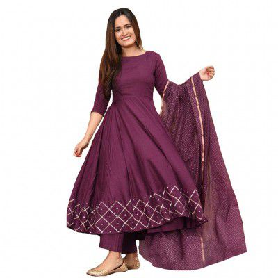 GoSriKi Women Kurta with Dupatta