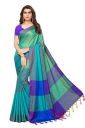 GoSriKi Women Saree with Blouse Piece (IND058-RAMA)...