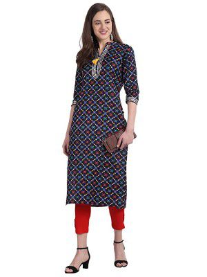GoSriKi Womens Cotton Blend Kurta