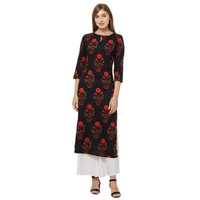 GoSriKi Womens Crepe Straight Kurta
