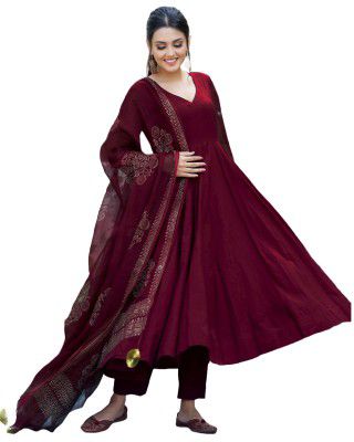 GoSriKi Womens Kurta with Pant & Dupatta