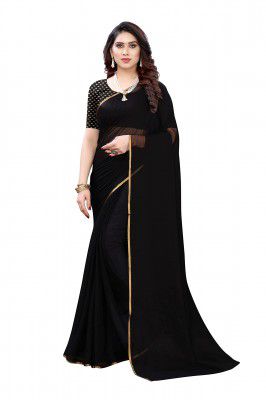 GoSriKi Womens Pure Chiffon Saree