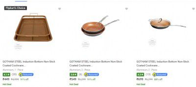 Gotham Steel Cookware Sets Up to 91% off