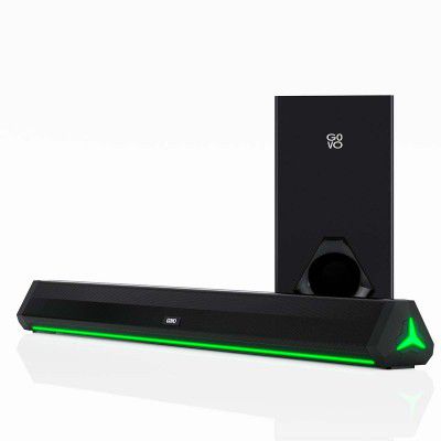 GOVO GOSURROUND 900 | 200W Soundbar | Deep Bass from 6.5” Subwoofer (Platinum Black)