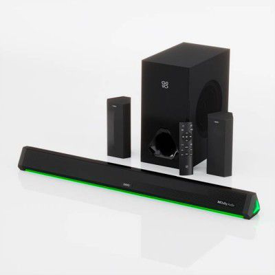 GOVO GOSURROUND 970 Dolby Digital| 525 W Bluetooth Soundbar  (Platinum Black, 5.1 Channel)