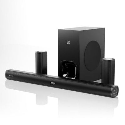 GOVO GoSurround 980 Dolby Digital | 525W Sound bar, 5.1 Channel Home Theatre, 6.5" Wired subwoofer