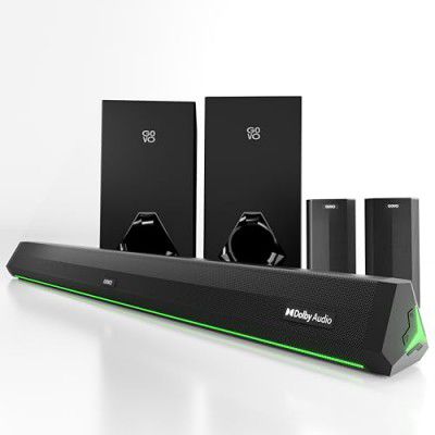 GOVO GOSURROUND 999 | 660W,True Dolby Audio, Dual 6.5" Subwoofers (Platinum Black)
