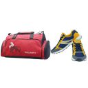 Gowin Nx-2 Yellow/Blue Size-7 with Triumph Gym Bag Track-2 Kb-4000 Red/Black...