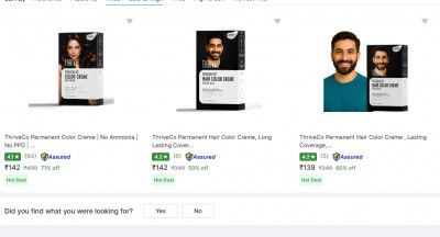 GRAB : Upto 71% Off On Permanent Hair Color