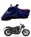 Grabndeals Hunter 350 / Hunter 350 New BS6 Two Wheeler Cover - Dustproof UV Protection Water Resistant Bike Body Cover (Red-Navy)...