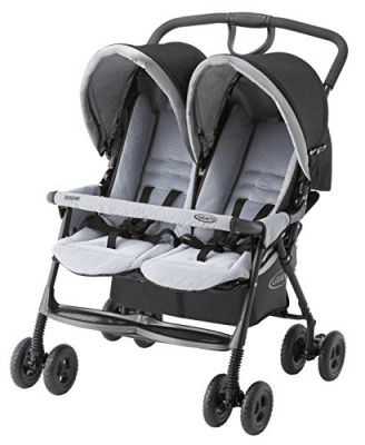 Graco Duosport XI Double Stroller, 1 Month to 3 Years, Black