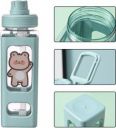 GRAIHC ENTERPRISE Kawaii Water Bottle with Straw & Sticker No Large Cute Water Bottles - 700 ml...