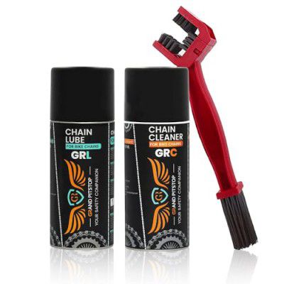 Grand Pitstop Chain Clean GRC, 160ml and GRL Chain Lube, 160ml 