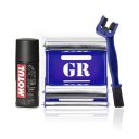 Grand Pitstop Motul C2 Chain Lube (150 ml) Paddock Stand Replacement Groller Small and Bike Chain Cleaning Brush Blue...