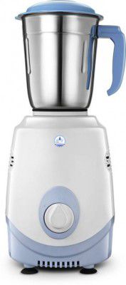 Grand plus Long 550 W Mixer Grinder  (Neo | 3 Jars | White, Sky Blue)