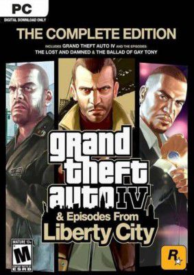 Grand Theft Auto IV: (GTA 4) The Complete Edition Rockstar Club PC Code Complete Edition  (Code in the Box - for PC)