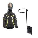 Grandbiker Helmet Stand and Jacket Hanger, Helmet Holder, Wall Mount Helmet Rack, Helmet Bracket...