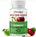 Grandeur Apple Cider Vinegar Gummies For Weight Management With Mother For Better Digestion, Detox & Immunity | With Vitamin B12 | No Gelatin | 30 Gummies...