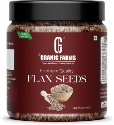 Granic Farms Premium Raw Flax Seeds, Healthy edible Seeds, (250 g)