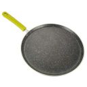 Granite Flat Tava 29Cm Green Pressed Alluminium Tawa in Green Colour by HomeTown...