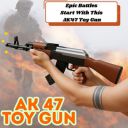 Graphene 1000 Bullets AK 47 Toy Gun with Laser Light 24 Inch ...