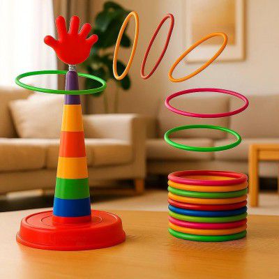 GRAPHENE 2 in 1 Ring Toss Game Toy for Kids