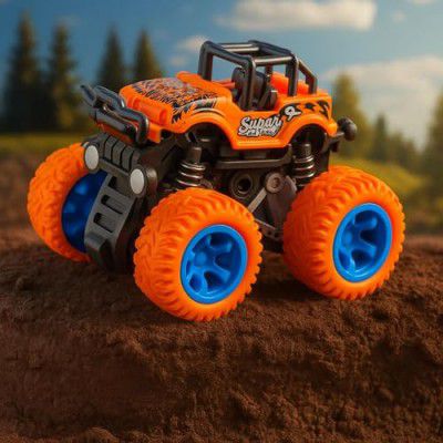 GRAPHENE 4WD Friction Powered Monster Truck Toy Push