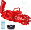 GRAPHENE 8 Hole Electric Gatling Bubble Gun for Kids with Soap Solution Indoor and Outdoor Toys for Toddlers Bubble Launcher Machine for Girls and Boys...