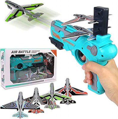Graphene Airplane Launcher Gun Flying Aeroplanes Toys