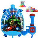 GRAPHENE Avengers Holi Pichkari Superhero Water Gun for Kids 1.1L High Pressure Long Throw Backpack Tank...