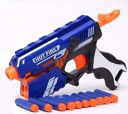 Graphene Blaze Storm Manual Soft Bullet Shooting Gun Toy, Pull-Back Trigger Firing Action with 10 Soft Foam Bullets...
