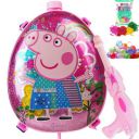 GRAPHENE Holi Pichkari Water Gun 3.3L High Pressure Tank Water Gun Spray Pistol 1 Pkt Fruit Gulal 100 Water Balloons Back Holding Tank Pichkari for Kid Pepp'a Pig (ISI Approved)...