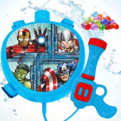 GRAPHENE Holi Pichkari Water Gun for Kids 600mL Backpack Water Tank