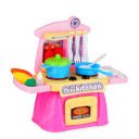 GRAPHENE Kids 26 Pcs Mini Kitchen Play Set Realistic Sound Light,Smoke,Play Food, Cooking Stove ...