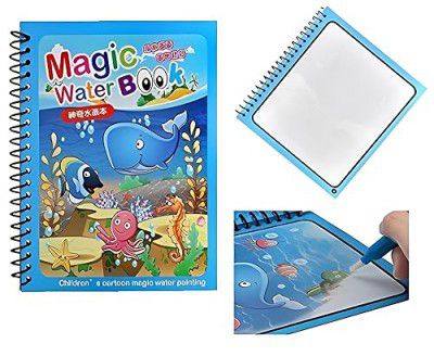 Graphene Magic Water Coloring Book, Educational Fun & Bonding Time for Kids, Reusable, Mess-Free Art with Quick Dry Technology, Promote Fine Motor & Drawing Skills, Ideal Travel Toy