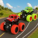 GRAPHENE Pack of 2 4x4 Monster Truck Set for Boys 3-7 Years Old ...