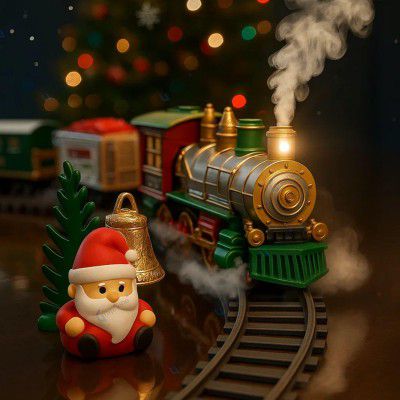 GRAPHENE Rechargeable Christmas Toy Train Set 