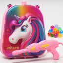 GRAPHENE Unicorn Holi Pichkari Pink Water Tank Gun | 5800ml | 100 Balloons...