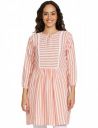 GRECIILOOKS Women Cotton Anarkali Regular Fit Kurti (Orange, Medium)...