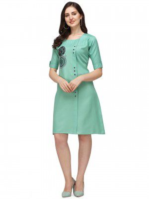 Greciilooks Womens Ruby Cotton Anarkali Printed Kurti New 2021 Selection Under 599 Designer Attractive Look Womens Kurta