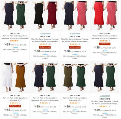 GRECIILOOKS Women's Shapewear Starts ₹438
