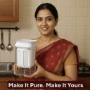 Greek Yogurt Filter Strainer, 1100ml with Fine Mesh Bag & Lid ...