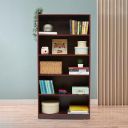Green Soul Aspen Grande Engineered Wood Book Shelf/Stand/Rack with 5 Shelves (Walnut Color)...