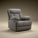 Green Soul Cloud | Single Seater Manual Recliner Sofa | Ultra Soft Suede Fabric | Recline & Relax (R1) | Oversized Leg Rest & Cushioned Lumbar (Grey)...