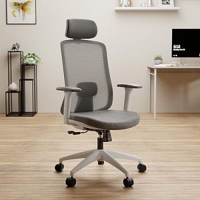 Green Soul Cosmos Premium Office Chair | High Back | Mesh Ergonomic Desk Chair with 3D Adjustable Armrests & 1D Lumbar Support (White & Green)