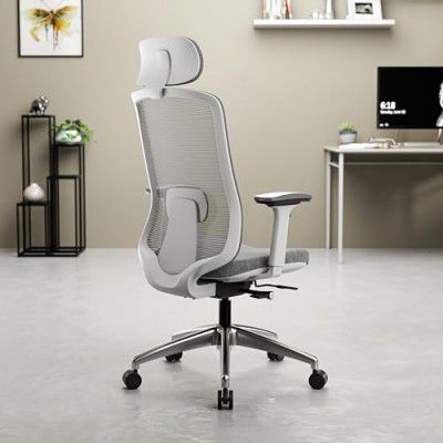 Green Soul Cosmos Pro Premium Office Chair | High Back | Mesh Ergonomic Home Office Desk Chair (Steel Grey) | DIY Installation| 3 Years Warranty