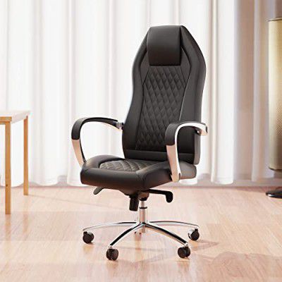 Green Soul? Crest Premium High Back/Fiction Multi-Functional Ergonomic Gaming Chair & Bosco Premium Leatherette Office Chair (Crest (Black))