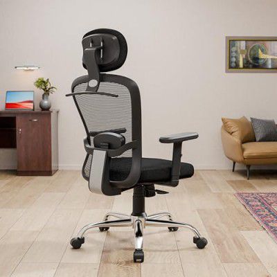 Green Soul Crystal | Office Chair | High Back | Heavy Duty Metal Base (Black)
