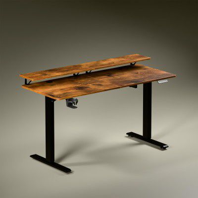 Green Soul Elevate Height Adjustable Engineered Wood Table